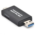 thumbnail image 2 of Lector de tarjetas Kearding 2 en 1 tipo c USB 3.0 duales TF, 2 of 6