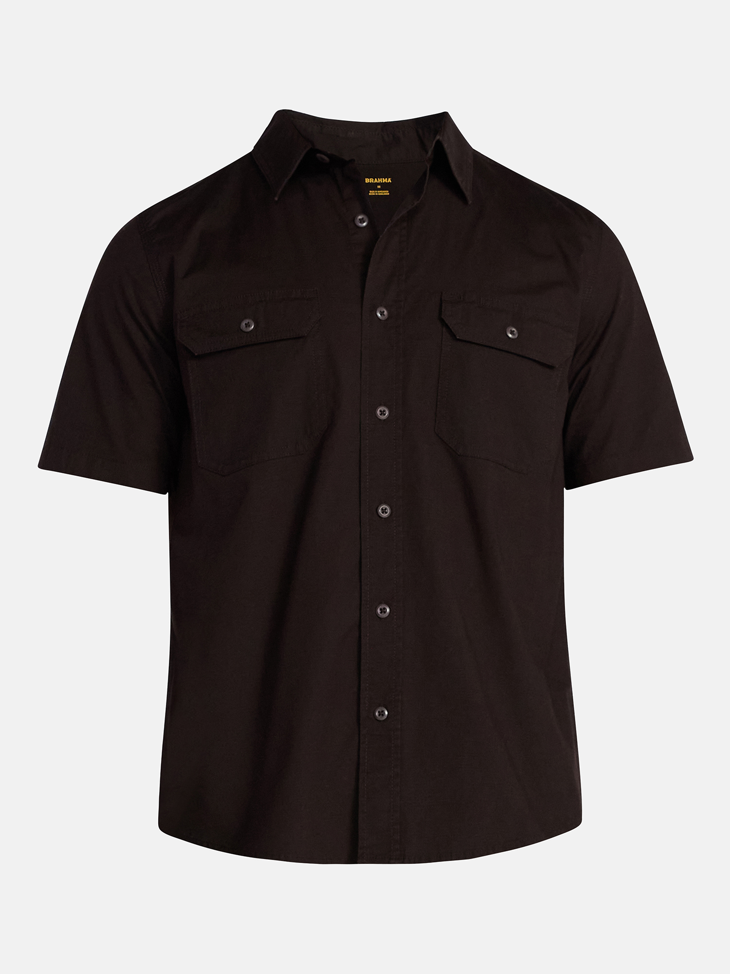 Brahma Men's Ripstop Shirt with Short Sleeves, Sizes S-3XL