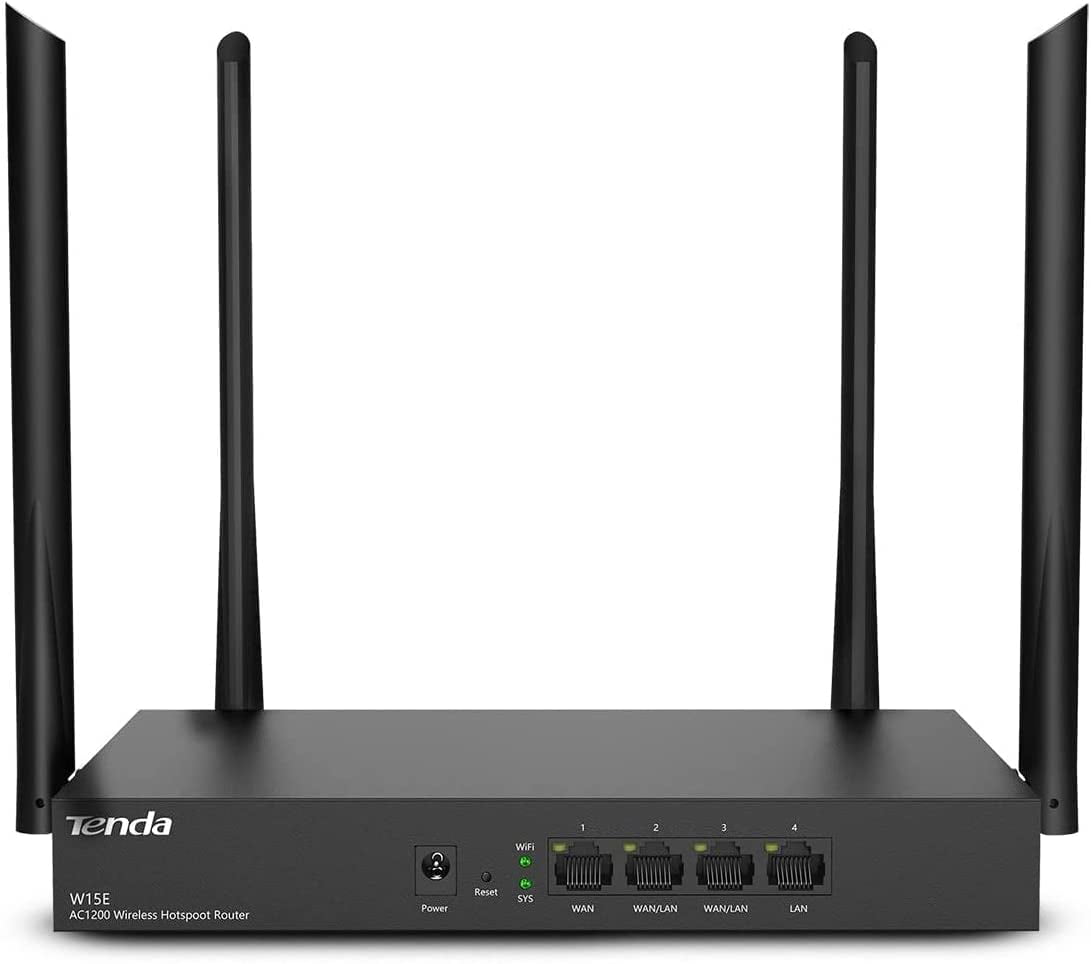 pardon trader sympathy SSBSSB W15E Fast Ethernet Multi-WAN VPN Business Router, AC1200 Office WiFi  Wireless Router, 3 WAN and 3 LAN Ports, 300㎡ Coverage and 50 Users Capacity  Smart Bandwith Control, Load-Balancing - Walmart.com