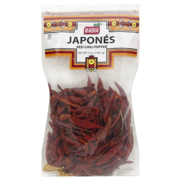 Badia Red Chili Dried Peppers, 6 oz