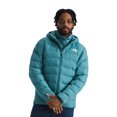 thumbnail image 1 of Chaqueta con capucha aislante Aconcagua de THE NORTH FACE para hombre (talla estándar y grande), sin PFAS, azul algas, talla pequeña, 1 of 7
