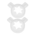 thumbnail image 6 of Masteelf 2-Pack Ice Cream Nozzle Tips Molds Replacement Parts Plastic Dispenser Attachments for Homemade Ice Cream Maker Supplies, 6 of 8