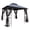 Gray, variant on Hassch 10' x 10' Gazebo with Roof, Outdoor Pavilion with Mosquito Net for Backyard, Deck, Garden, Patio, Gray