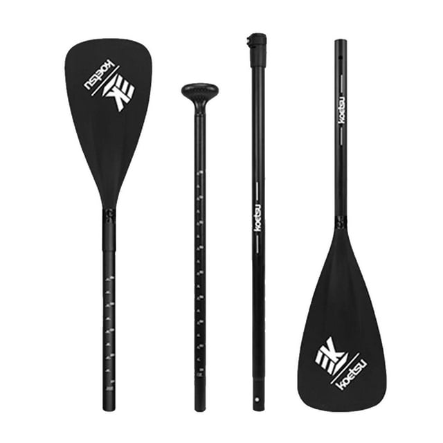 koolsoo Boat Paddle Adjustable Portable Kayak Paddles Detachable for Water Sport SingleorDouble Head