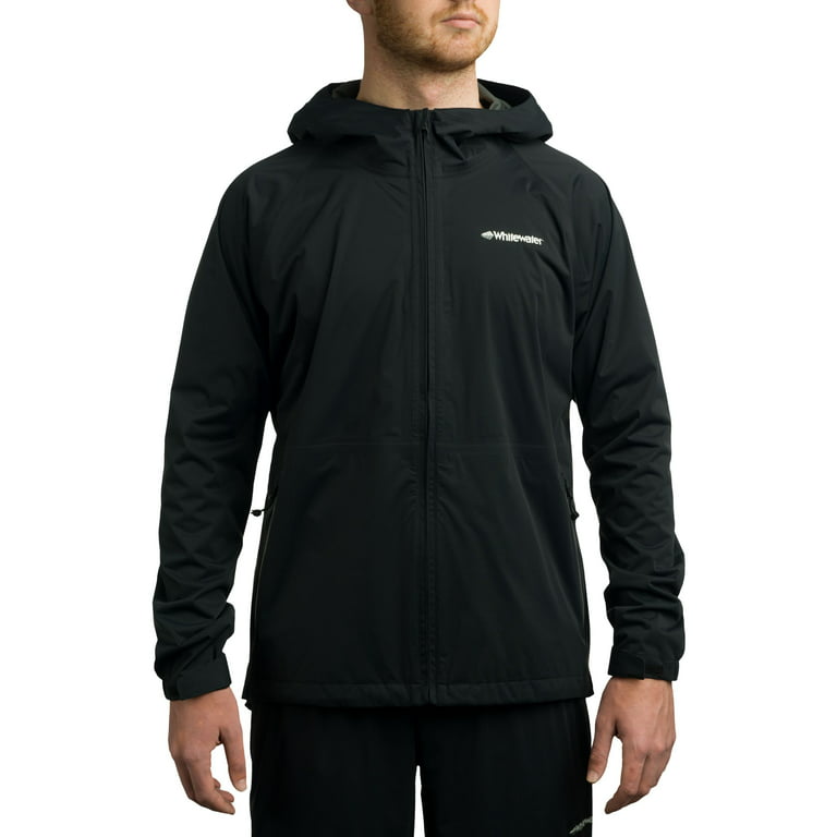 Whitewater Fishing Men's Packable Rain Jacket, Rain Gear for Men (Black,  3X-Large) 