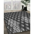 thumbnail image 2 of Ahgly Company Indoor Rectangle Patterned Battleship Gray Area Rugs, 2' x 4', 2 of 6