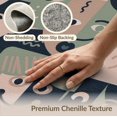 thumbnail image 6 of ODIKA 4'x6' Washable Area Rug Retro Playful Funky Smile Aesthetic Quirky Bathroom Abstract for Dorm Room, Small Living Stain Resistant Low Profile, Easy Care, 6 of 7