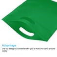 thumbnail image 4 of Uxcell Reusable Goodie Treat Wedding Party Nonwoven Tote Bags, Green 24 Pack, 4 of 5