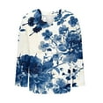 thumbnail image 5 of Qepwscx Womens Shirts Long-Sleeve V-Neck Graphic T-Shirt Going Out Tops Floral Print 2025 Blouse Basic Tees Loose Fits Casual Sweatshirt Ladies Pullover Shirts Tops for Women Plus Size L_XXXXXL, 5 of 5