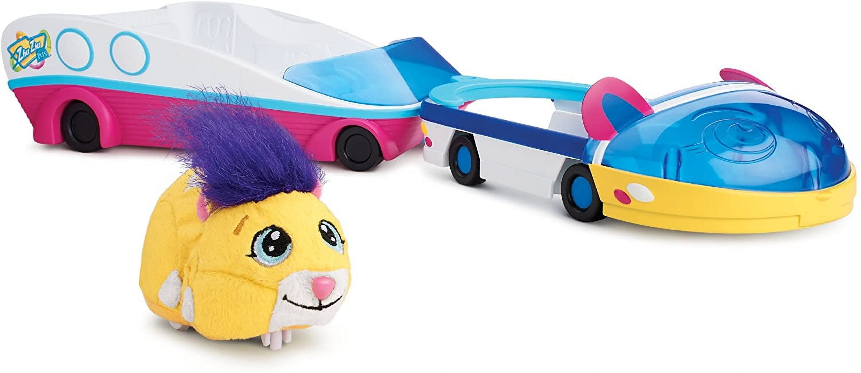 Zhu Zhu Pet - Car and Trailer with Exclusive Interactive Hamster