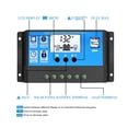 thumbnail image 6 of Solar Charger Controller 60A 50A 40A 30A 20A 10A 12V 24V Battery Charger USB Solar Panel Regulator For Max 50V PV Input ,Multiple Protection Functions, 6 of 6