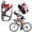 Red, variant on Bottle Cage,Bike Water Bottle Holder,Bike Water Bottle Cage, Universal Bike Cup Holder, Lightweight and Strong Bicycle Water Bottle Holder with Screws(Red 5IN)