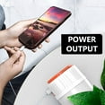 thumbnail image 2 of luz solar recargable (blanca), linterna LED USB para acampar al aire libre, luz portátil para tienda de campaña, luz de seguridad de emergencia, batería, 5 modos Fishi, 2 of 5