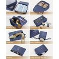 thumbnail image 5 of Joyway Packing Cubes 10 Piece Travel Packing Organizers with Extra Large Toiletries Bag for Clothes，Cosmetics，Shoes，Toiletry-Blue, 5 of 6