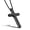 black, variant on Cross Breathing Anxiety Necklace: I Can Do All Things Engraved Pendant Stainless Steel Silent Whistle