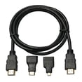 thumbnail image 2 of Cable 3 en 1 HDMI 1.5 m y Adaptadores Mini Micro HDMI, 2 of 3