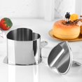 thumbnail image 3 of Mousse Rings Cake Cheese Tools Kitchen Baking Gadget Stainless Steel Material, 3 of 8