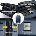 thumbnail image 6 of Skyway Luggage Silverton 28" Hardside 8-Wheel Large Check-In Expandable Spinner with TSA Lock, 6 of 10