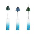 thumbnail image 5 of Traditional Japanese Cast Iron Wind Chime Bells Set of 3, Furin Decor for Outdoor Garden & Home, 5 of 5