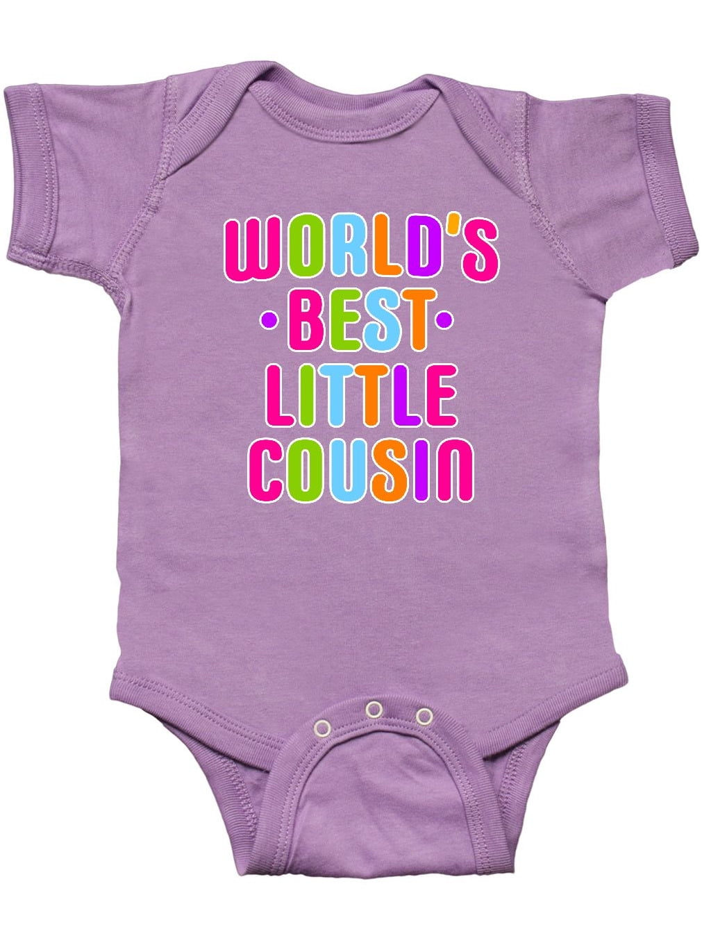 inktastic Worlds Best Little Cousin Infant Creeper