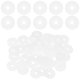 thumbnail image 1 of Uxcell 40-Pack M5 Arandelas Planas de Nylon 5mm ID 20mm OD 2mm Grosor Espaciador de Sellado Junta Anillo Blanco, 1 of 6