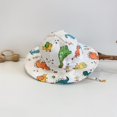 thumbnail image 1 of Sombrero para el sol anti-UV para bebé, patrón divertido, sombrero de pescador fino y sombreado, sombrero de verano para niños, sombrero para el sol con correa ajustable para el hombro Rojo Verde, 1 of 5