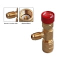 thumbnail image 3 of 2X Válvula de CA R410 Junta de Llenado de 1/4 Pulgada Válvula de Refrigerante de A/C Reparación de Aire Acondicionado y Adaptador de Seguridad de Fluoruro C, 3 of 8