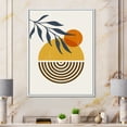 thumbnail image 2 of Designart 'Abstract Shapes With Botanical Minimalist Leaf IV' Modern Framed Canvas Wall Art Print, 2 of 5