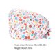 thumbnail image 5 of Paquete De 4 Gorros De Trabajo Para Enfermera, Servicio Prolongado, Color Puro, Botón Pulido Opaco, Gorros De Trabajo Multifuncionales Unisex, Uniformes De Trabajo Sweethay AP008643-35, 5 of 5