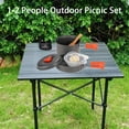 thumbnail image 2 of CSChome Camping Utensils Picnic Pot Set Heat Resistant Aluminum Alloy 1-2 People Outdoor Picnic Set Cookware Accessories Camping, 2 of 6