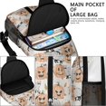 thumbnail image 4 of Sling Backpack,Halloween Cats and Pumpkins Pattern Crossbody Bag with Water Bottle Holder,Waterproof Sling Bag for Men/Women with Chest Phone Holder for Hiking,Travel, 4 of 6