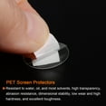 thumbnail image 5 of Uxcell 18mm Dia 0.22mm Thick Round High Definition Soft PET Watch Screen Protectors 5 Pack, 5 of 6