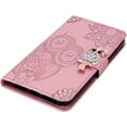 thumbnail image 6 of for Google Pixel 7a Wallet Case for Women, Glitter Bling Diamond PU Leather Folio Cover with Card Slot & Wrist Strap Phone Case for Google Pixel 7a Owl Rose Gold, 6 of 8