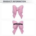 thumbnail image 4 of Almohada para la Cabeza del Automóvil Unique Bargains, Soporte Ergonómico y Cómodo para el Cuello, Algodón y Lino, Espuma Viscoelástica, Ancho Ajustable, Rosa, 2 Pcs para Conducir y Viajar, 4 of 7