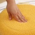 thumbnail image 3 of Vanity Stool, Lambswool Fabric, Ottoman, Padded Seat Foot Rest Stool, 3 of 7