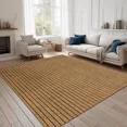 thumbnail image 1 of ANTPOP Runner Rug Non-slip Accent Rugs Washable Hallway Durable Polypropylene Indoor Outdoor with Rubber Backing for Entryways Kitchens Bedrooms , 3' x 8', Striped Brown, 1 of 7