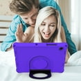 thumbnail image 2 of for Samsung Galaxy Tab A8 10.5 (2022) SM-X200/SM-X205/SM-X207 Tablet Case for Kids, EVA Anti-Slip Shock Resistant Heavy Duty Protection Kid Friendly Cover with Stand Handle Tablet - Purple, 2 of 7