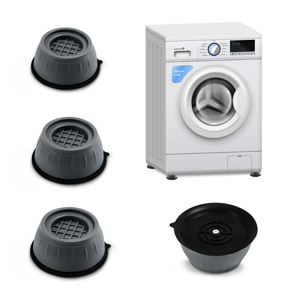 Set de 4 Almohadillas o soporte Antivibración para Refri o Lavadora Idea Nuova Soporte , Patas, Almohadillas antivibración