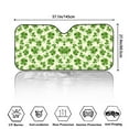 thumbnail image 7 of FORUDESIGNS Shamrock Pattern Car Windshield Sun Shade Foldable Heat UV Protection Visor Auto Window Sun Blocker Car Interior Sun Protection St. Patrick's Day Accessories Keeps Vehicle Cool, 7 of 7