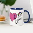 thumbnail image 4 of CafePress - I Love Unicorns - 11 oz Ceramic Mug - Novelty Coffee Tea Cup, 4 of 6
