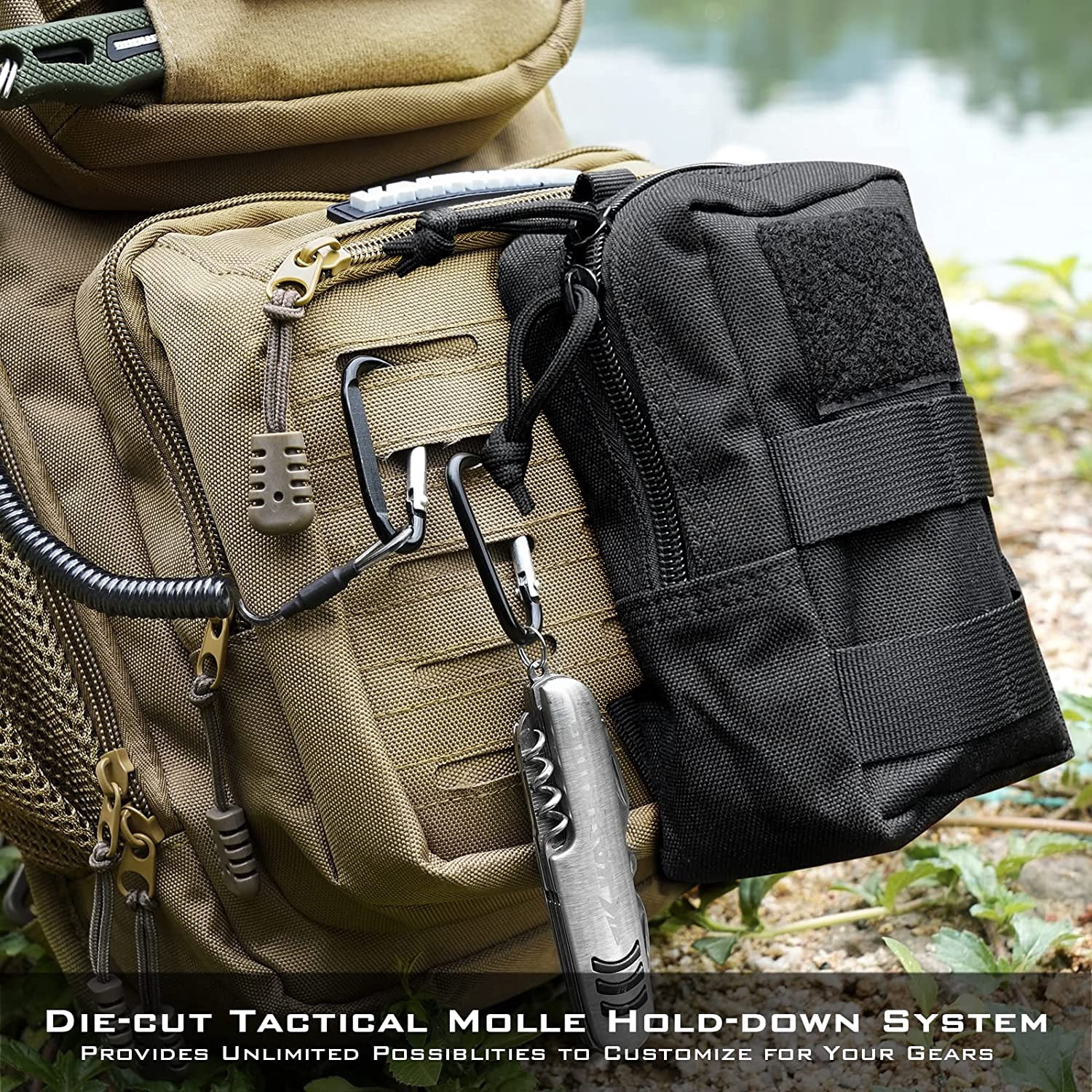 KastKing Tactical Sling Tackle Bag-Fishing Backpack Storge Fishing Gear and Equipment,Gift for Men- BlowBak