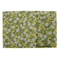 thumbnail image 2 of S4Sassy Green Leaves & Night Jasmine Floral Everyday Washable Placemats With Napkins Dining Table Decor, 2 of 3