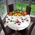 thumbnail image 6 of Round Resistance Microfiber Tablecloth, Decorative Table Cover , Colorful Balls, 6 of 6