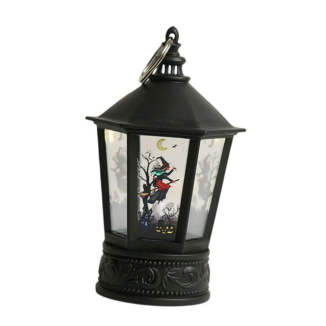 Lámpara de Linterna LED de Halloween, Linternas , Lámparas de Noche de Decoración de Halloween para Accesorios de en El CUTICAT Linterna de interior