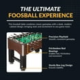thumbnail image 4 of Hathaway Primo 56-inch Foosball Table, Wood Grain Finish, 4 of 8