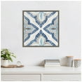 thumbnail image 5 of Amanti Art Blue Moroccan Tile Framed Canvas Wall Art Print, 5 of 7