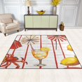 thumbnail image 2 of Yayeee Area Rugs for Living Room 6.7'x4.8' Non Slip Washable Bedroom Floor Carpet, Beach Crab, 2 of 5