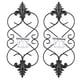 thumbnail image 5 of Candelabro colgante ANGGREK de hierro 2 uds con vela de cristal, 5 of 8