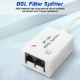 thumbnail image 2 of Divisor de Filtro DSL de 6 Uds, Divisor ADSL para Línea Telefónica Macho A 2 Hembras RJ11 6P4C/6P2C, Adaptador Convertidor de Módem Telefónico, 2 of 5