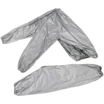 STOBOK Silver Sauna Suit for Men's Polyethylene Fiber Comfortable Fit Promotes for Sauna Use Size Options